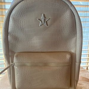 Vanilla Blood Money Jeffree Star backpack! Large, cream color backpack! New!